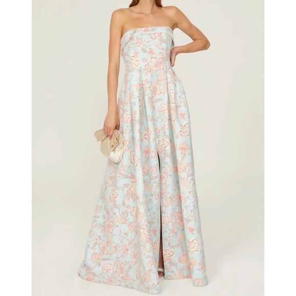 SACHIN & BABI Wedding floral Brielle gown, Gorgeous Formal Elegant Dress SZ 6 - Picture 2 of 15